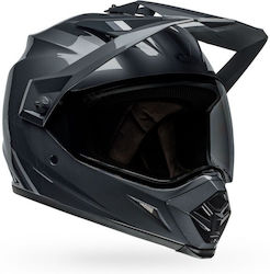 Bell MX-9 ADV Mips Alpine Gloss Charcoal/silver Cască de motocicletă On-Off DOT / ECE 22.06