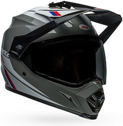 Bell MX-9 ADV Mips Alpine Gloss Nardo/black Cască de motocicletă On-Off DOT / ECE 22.06