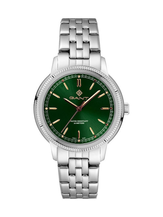 Gant Fall River Women's Watch Chronograph with Silver Metal Bracelet