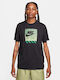 Nike Damen Sportlich T-shirt Black