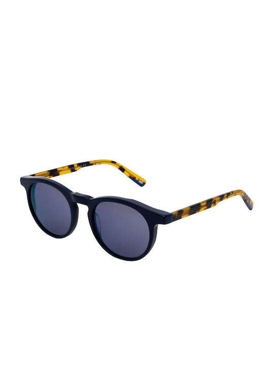 Funky Buddha Sonnenbrillen mit Blau Schildkröte Rahmen und Blau Polarisiert Linse FBS2034/001