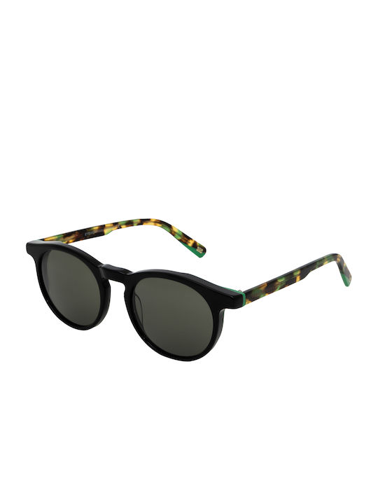 Funky Buddha Sonnenbrillen mit Schwarz Rahmen und Schwarz Polarisiert Linse FBS2034/003