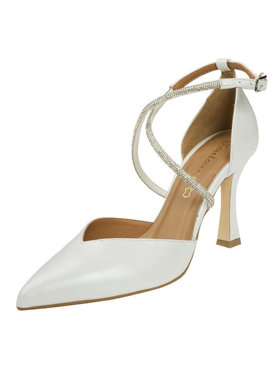 Divide White High Heels