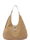 Pinko Leather Women's Bag Shoulder Beige