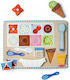 Дървено Детски Пъзел с Шипове 16бр Melissa & Doug
