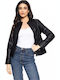 Damen Bikerjacke Schwarz