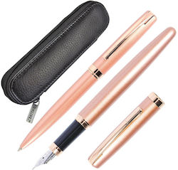 Online Writing Set Case, Fountain Pen And Ballpen Rose Gold 34574