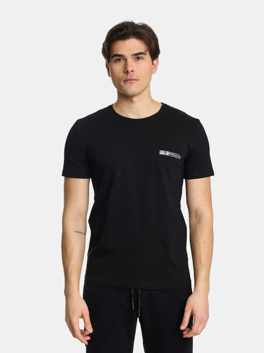 Paco & Co Men's Short Sleeve T-shirt Black