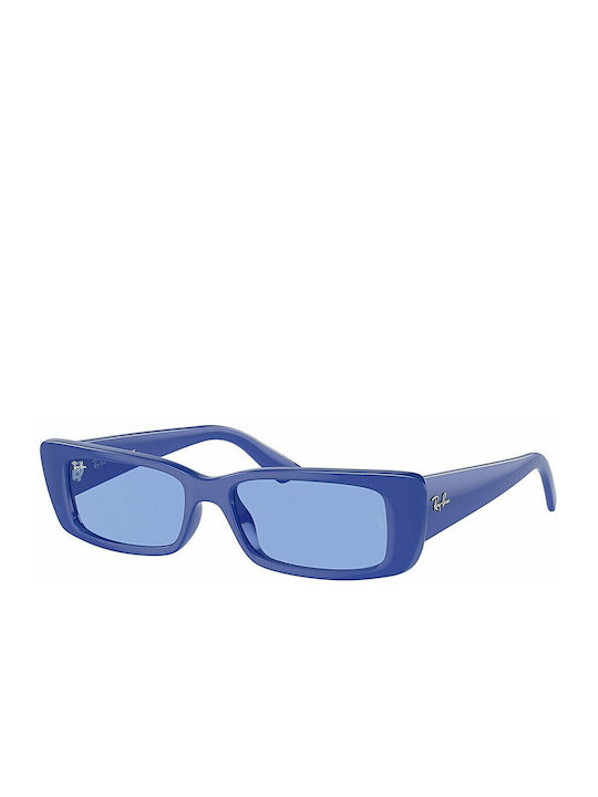 Ray Ban Ochelari de soare cu Albastru Din plastic Rame și Albastru Lentilă RB4425 676180