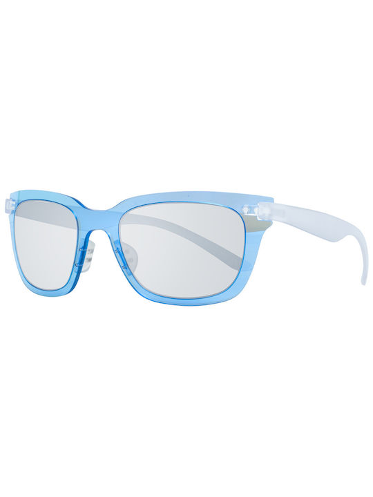 Try Women's Sunglasses with Blue Plastic Frame and Gray Lens TH503-03