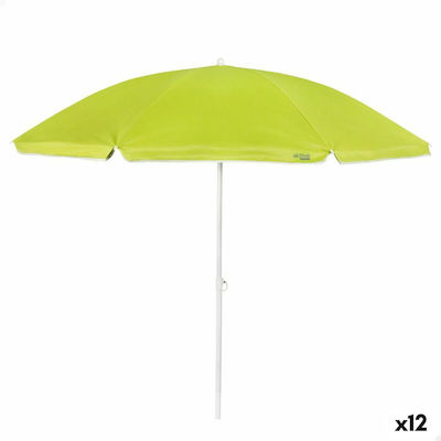 Aktive Solskjerm Foldable Beach Umbrella Diameter 1.8m Green