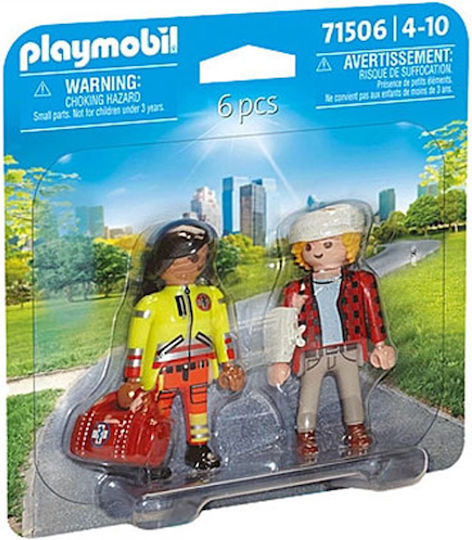 Playmobil Duo Pack Rescue and Injured for 4-10 years old