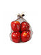 Artekko Dekorative Apfel-Set aus Keramik 20.3x20.3x12.7cm 6Stück