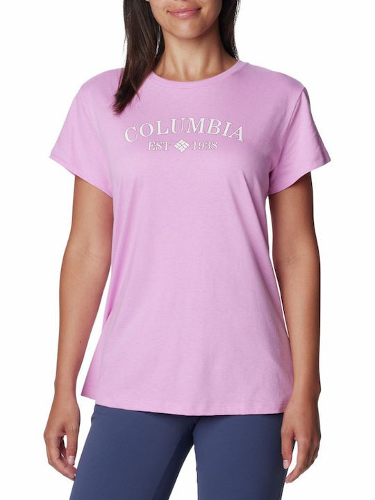 Columbia Trek Women's Athletic T-shirt Purple