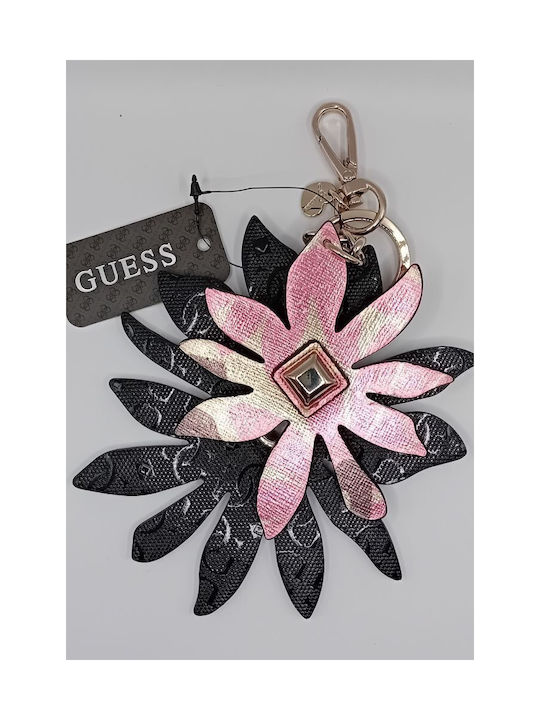 Guess Keychain Negru