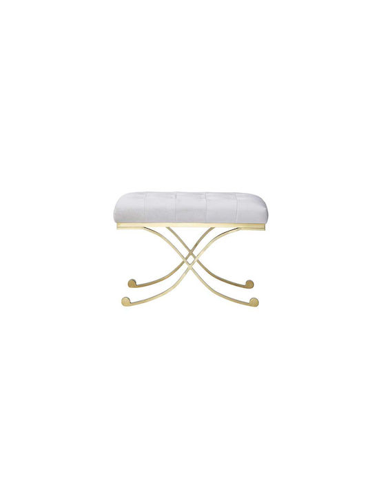 Stool For Living Room Metallic Y 65x48x44cm