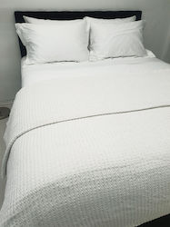 Le Blanc Μονή Κουβέρτα Ξενοδοχείου Λευκή 170x250cm Le Blanc Μονή Κουβέρτα Ξενοδοχείου Λευκή 170x250cm