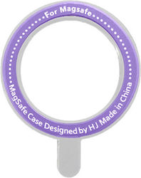 Magnetic Ring for Magsafe (White-Purple)