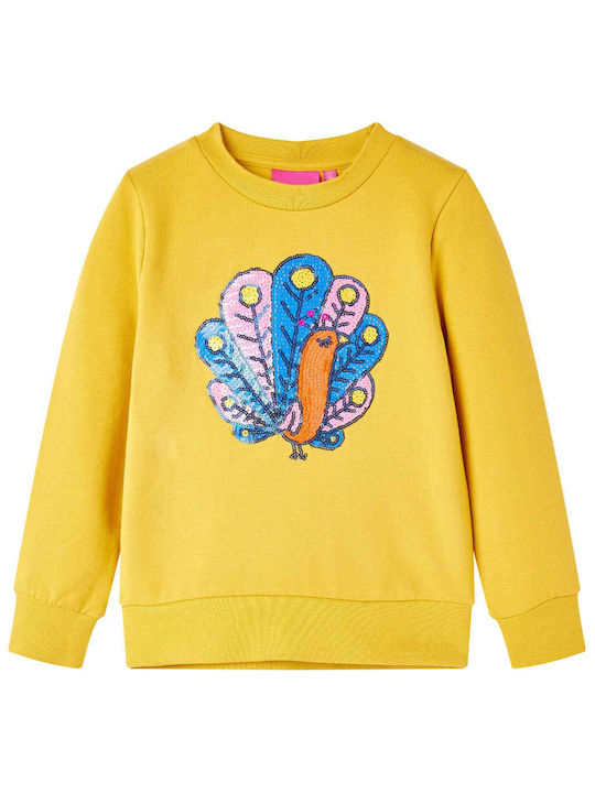 vidaXL Kids Sweatshirt with Hood Yellow