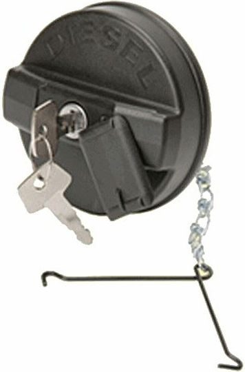 Kamar Plastic Lăcăt Potcoavă cu cheie 60mm Black 1buc