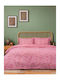 Madi Petalmesh Set Coverlet Queen Size Cotton Minglehue 220x240cm 3pcs