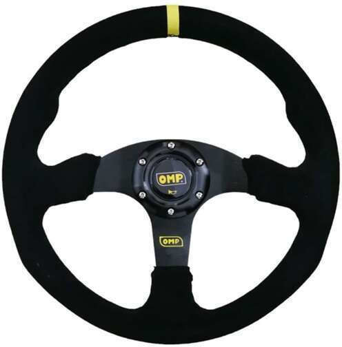 OMP Car Steering Wheel Black/Black
