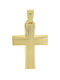 Senzio Belibasakis Herren Gold Kreuz 14K