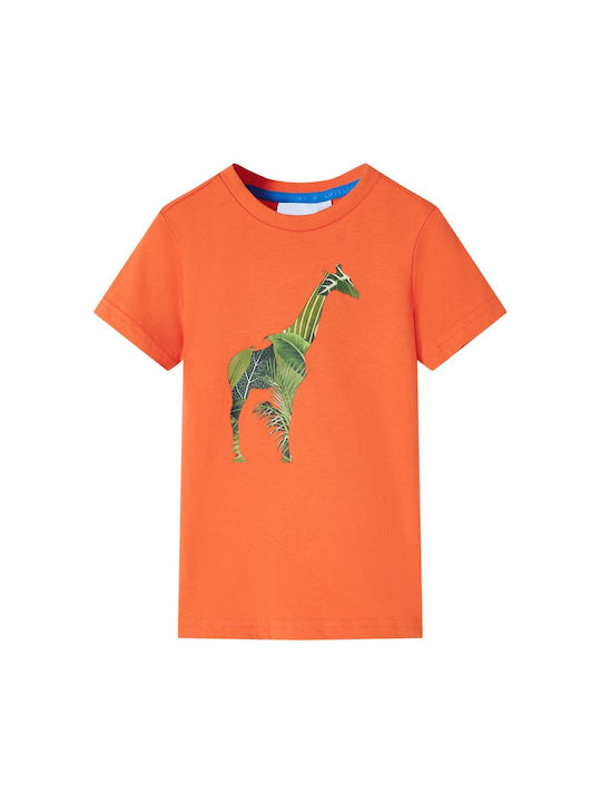 vidaXL Kids T-shirt Intense Orange