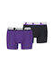 Everyday Basic Men's Boxers Purple 2Pack