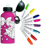 Μπουκάλι Kids Water Bottle Butterfly Aluminium 600ml