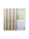 Guy Laroche Pandora Shower Curtain Fabric with Hooks 240x185cm Sand 1128030221007