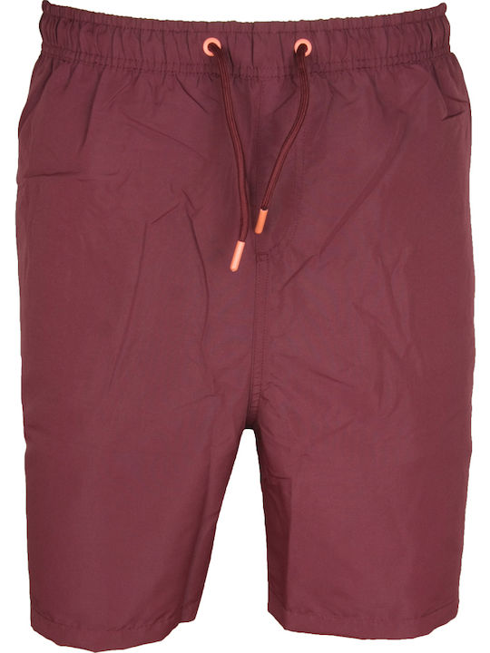 Costume De Baie Bărbați Pantaloni Scurți Burgundy