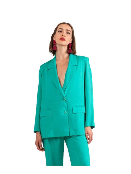 Moutaki Women's Blazer Emerald