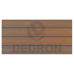 Deck-wpc Floor Tile 23mm 30x60 Dark Brown