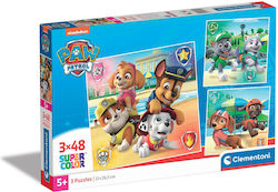 Clementoni Παιδικό Παζλ Super Color Nickelodeon Paw Patrol 3x48 Τμχ