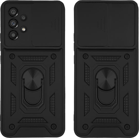 Sonique Umschlag Rückseite Silikon / Kunststoff Schwarz (Galaxy A33 5G)