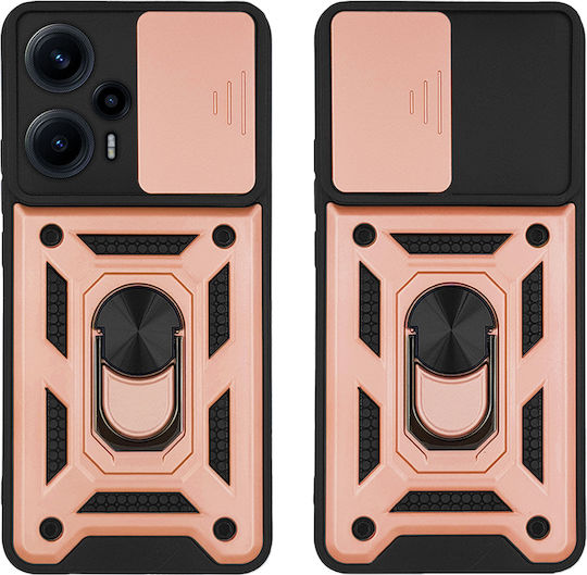 Sonique Back Cover Σιλικόνης / Πλαστικό Ροζ Χρυσό (Poco F5 5G)