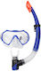 Extreme Μάσκα Θαλάσσης Σιλικόνης με Αναπνευστήρα σε Μπλε χρώμα
