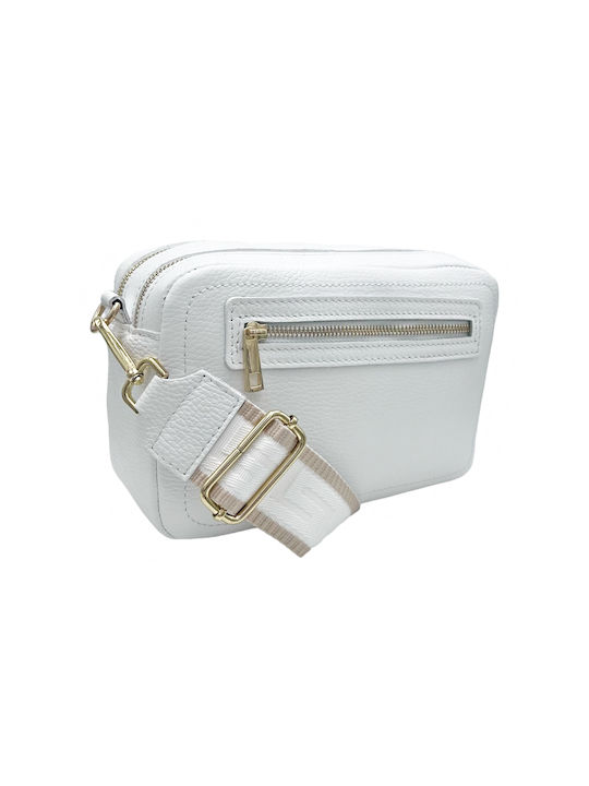 Savil Leather Women's Bag Shoulder White