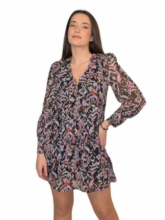 Morena Spain Mini Shirt Dress Dress purple