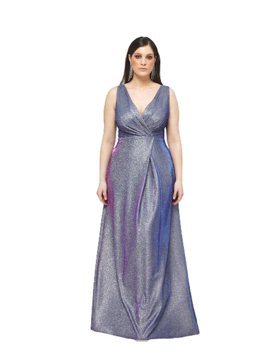 Kalliope Evening Dress Wrap Purple