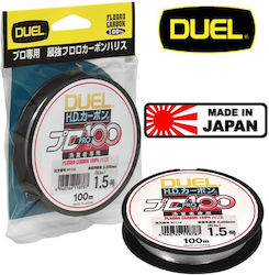 Duel Carbon Pro Fluorocarbon Fishing Line Transparent 100m / 0.37mm