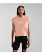 S-box Women's Blouse Cotton Sleeveless Pink
