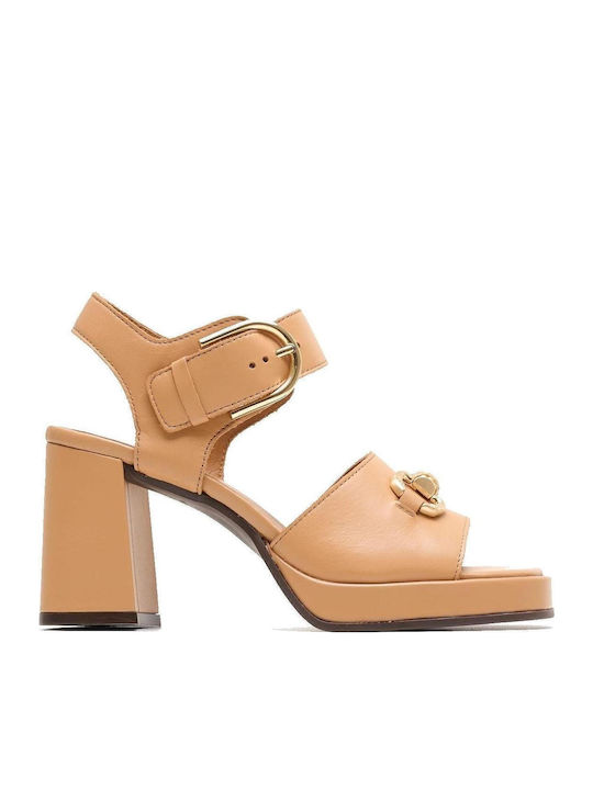Alpe Leder Sandalen Braun