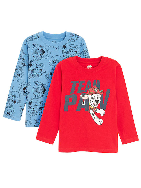 Set Kinderhemden Blau
