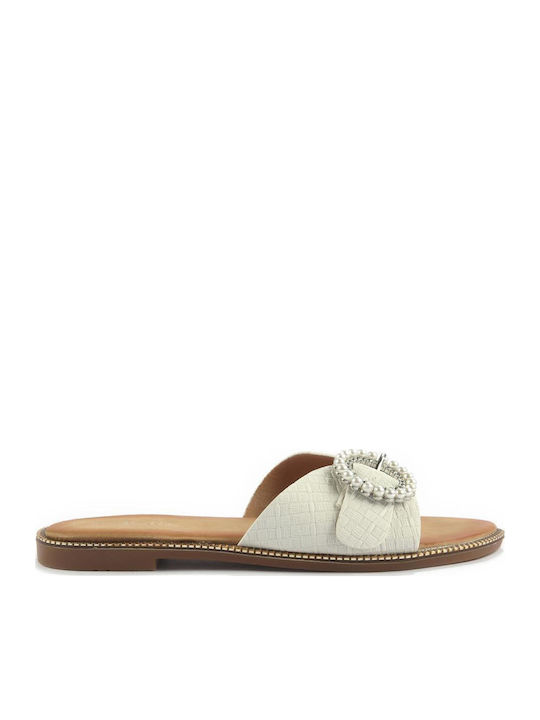 Fshoes Γυναικεία Σανδάλια Λευκά