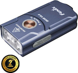 Lanternă Fenix E03r V2.0 pentru breloc - albastru