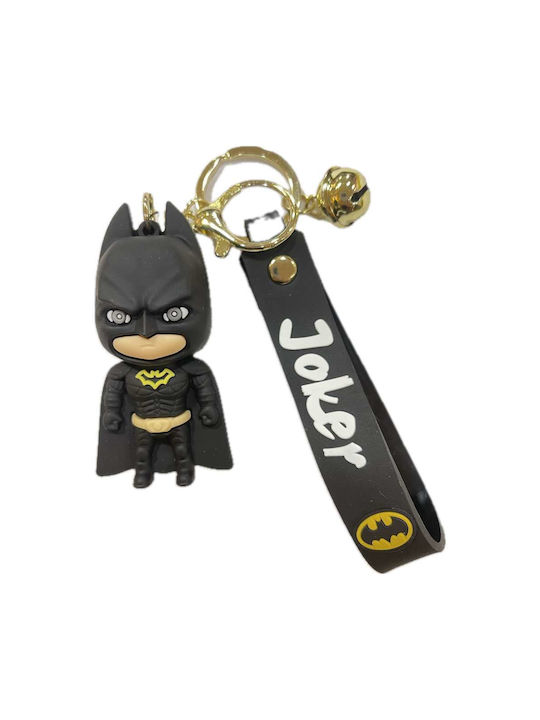 Schlüsselanhänger Gummi Batman Schwarz