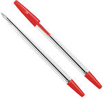 Justnote Pen Ballpoint 1mm with Red Ink