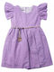 Children's Dress Short Sleeve Lilac